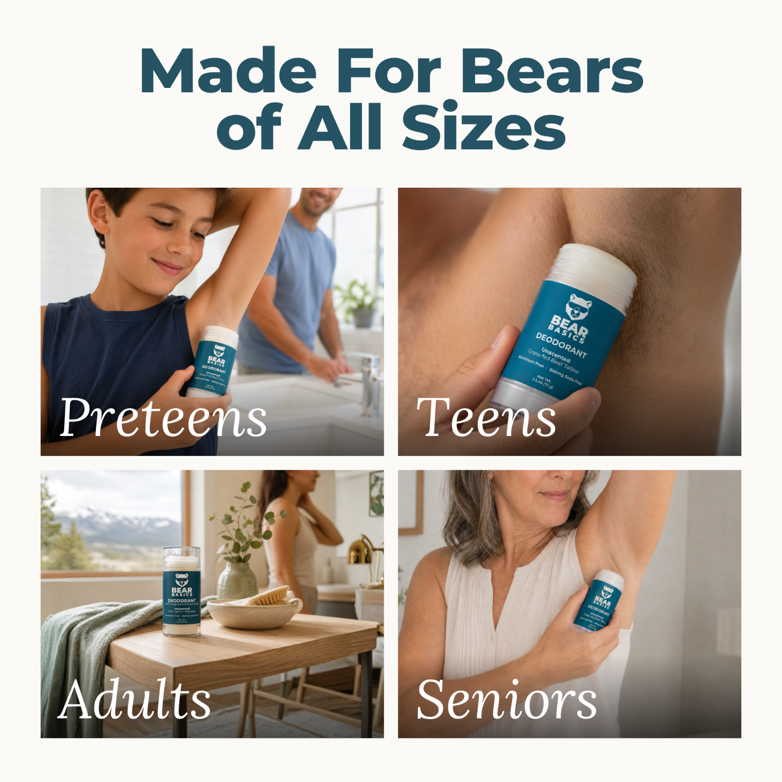 Beef Tallow Deodorant