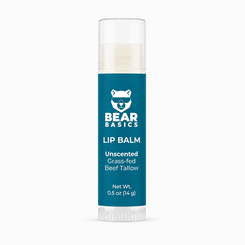 Beef Tallow Lip Balm 0.5 oz tube