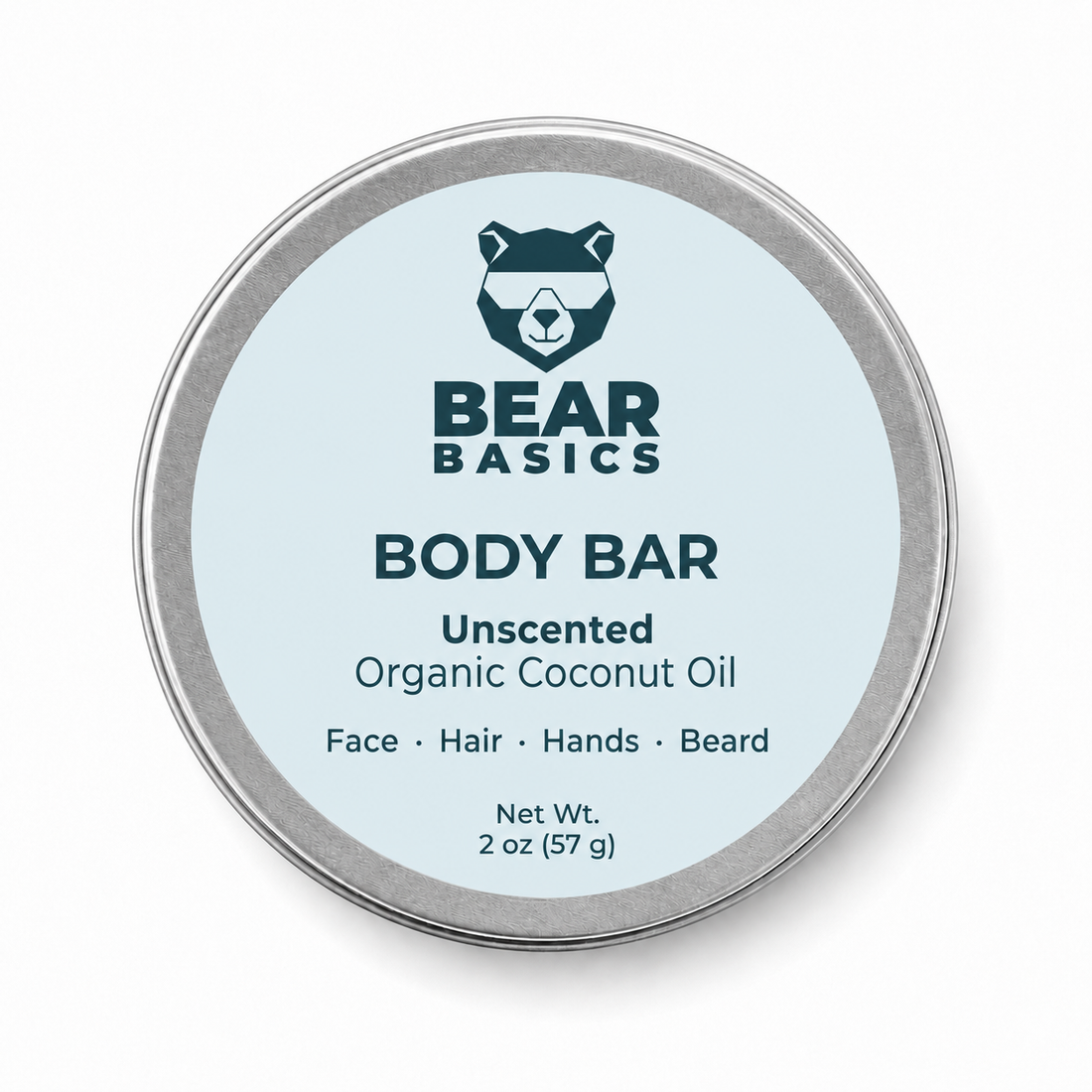 Coconut Oil Body Bar tin