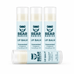 Bear Basics Coconut Oil Lip Balm 4-Pack, angled view