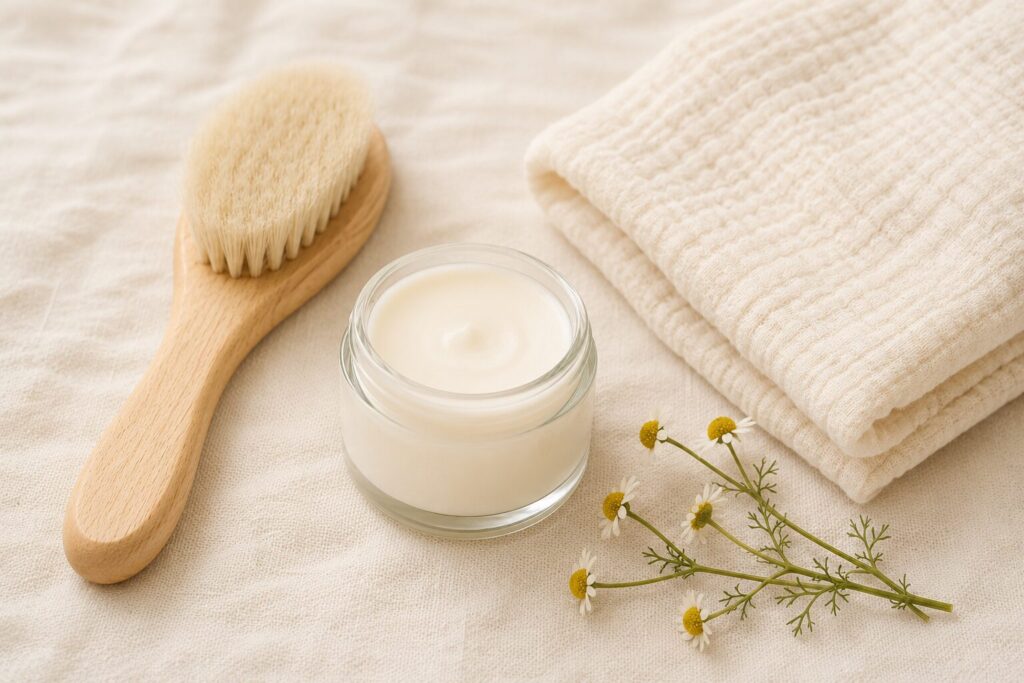A Gentle Family Guide to Cradle Cap - Bear Basics